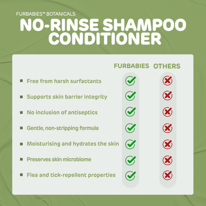 NO-RINSE SHAMPOO CONDITIONER FOR SHORT HAIRED PETS (60mls)