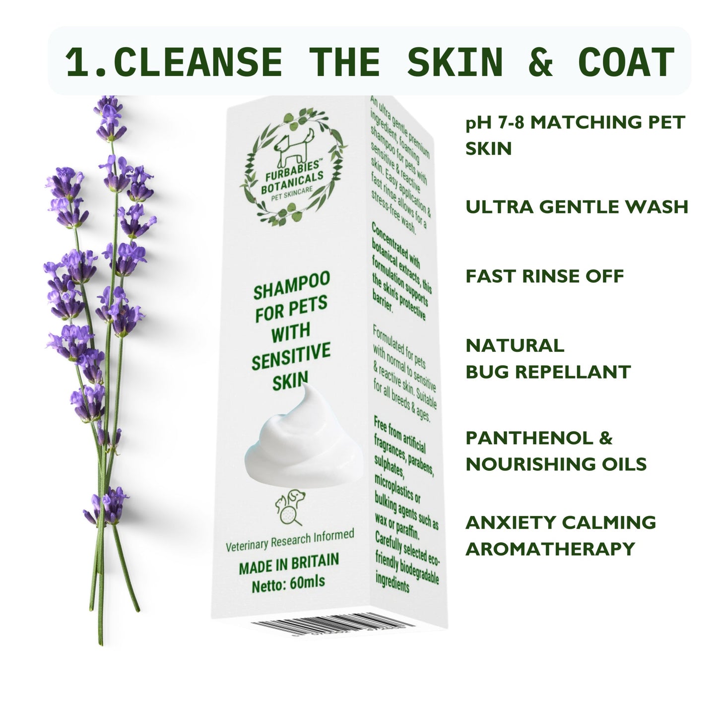 Lavender Bundle for Itchy Pets - PET SKINCARE FOR ITCH, PAW LICKING, TEAR STAINS & MORE