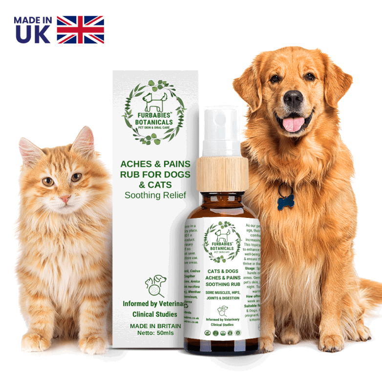 MUSCULAR & JOINT ACHES & PAINS RUB FOR CATS & DOGS (50ml) - FurBabies™ Botanicals | Pet Skin Barrier Repair