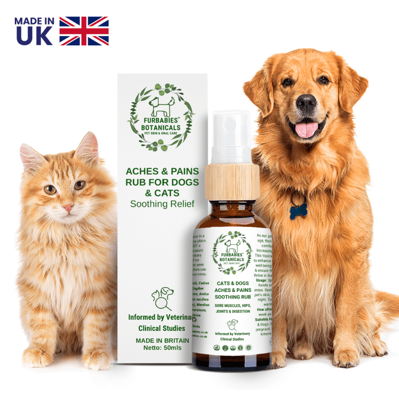 MUSCULAR & JOINT ACHES & PAINS RUB FOR CATS & DOGS (50ml) - VETERINARY RESEARCH INFORMED PET SKIN & ORAL CARE