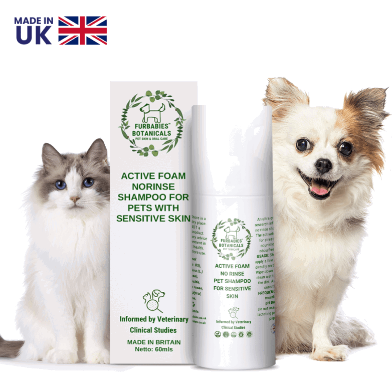 NO - RINSE SHAMPOO CONDITIONER FOR SHORT HAIRED PETS (60mls) - FurBabies™ Botanicals | Pet Skin Barrier Repair