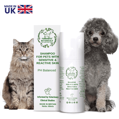 RINSE - OFF SHAMPOO CONDITIONER FOR SHORT HAIRED PETS (60mls) - FurBabies™ Botanicals | Pet Skin Barrier Repair